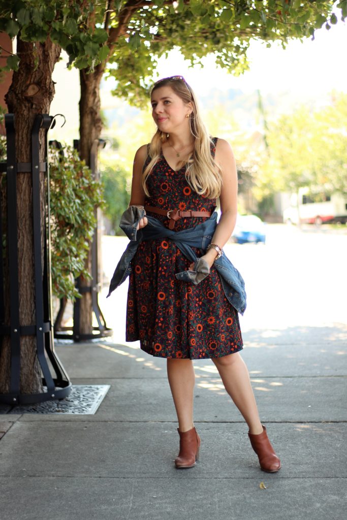 beat the heat fall fashion - end of summer styles - madewell ankle boots - the stockplace 
