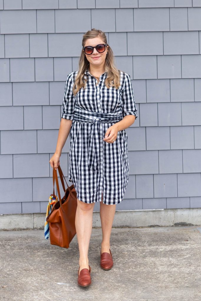 what what wear buffalo plaid shirtdress - getting ready for fall - things to do in fall family - northwest blonde - seattle style blog 