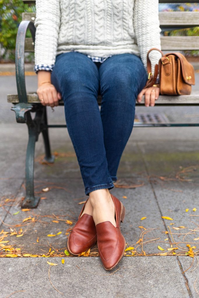 madewell loafers - everyday shoes for fall - preppy outfit idea - Northwest Blonde - Seattle style blog 2