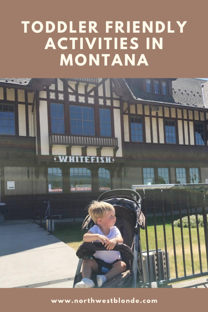 Here are 13 toddler friendly activities to do in Whitefish Montana. Save this pin for your next family vacation when you travel with your kids to Montana #familytravel #toddler #travelwithkids