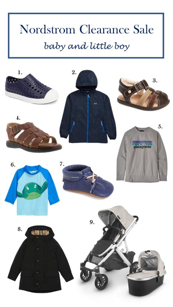 If you can't wait to shop the Nordstrom Anniversary Sale, look at these sale items that you can get now. There are Native shoes, Patagonia coats, and Uppababy Strollers on sale right now! Shop early without a Nordstrom credit card #nordstromsale #anniversarysale
