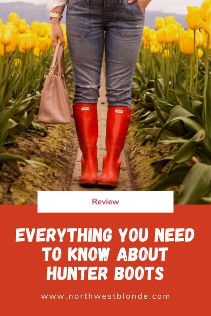 Have you thought about buying the popular and expensive Hunter boots? Well here is everything you need to know before your buy a pair of Hunter rain boots. This Hunter boots review will go over Hunter boot sizing, price, colors, styles, and other need to know information all in one place #fallfashion #hunterboots #rainboots
