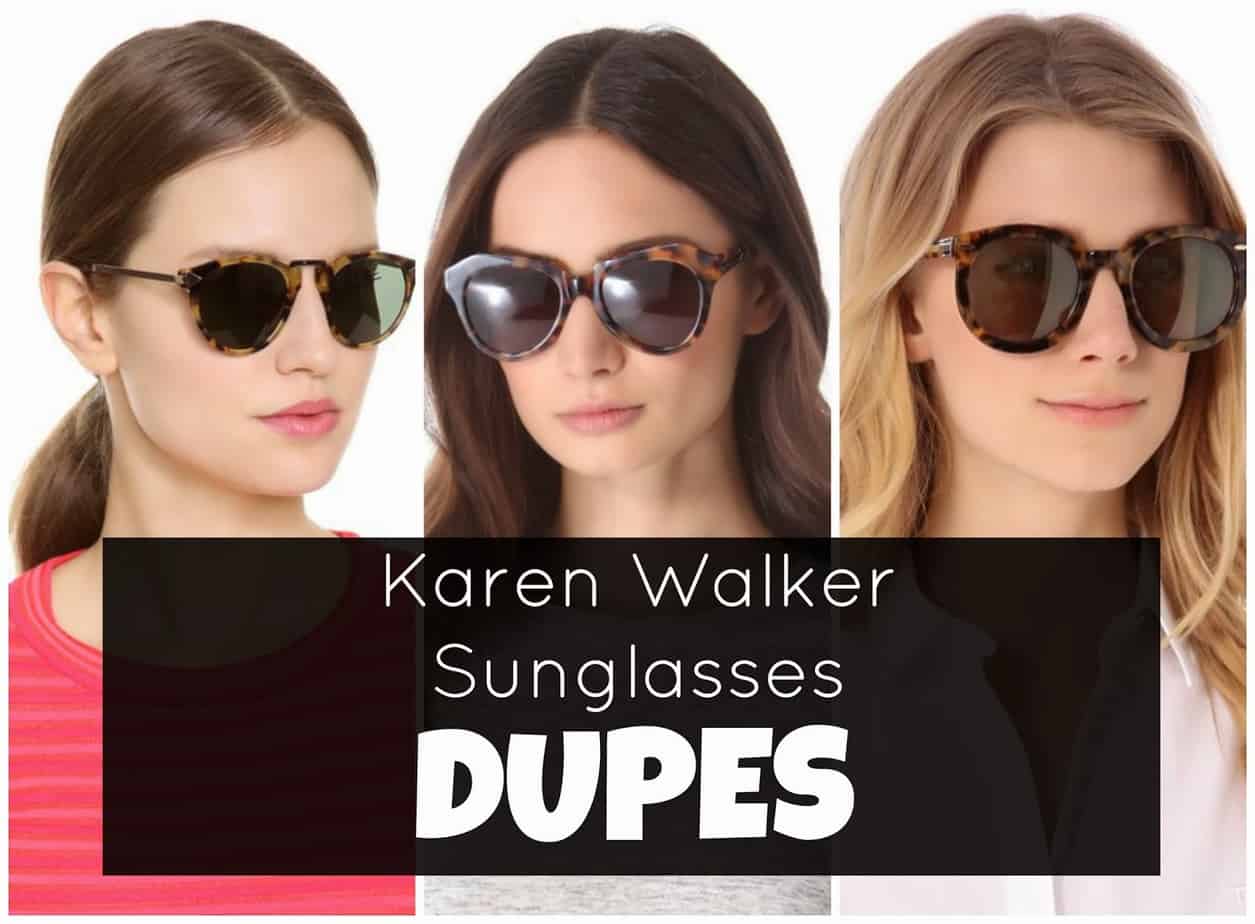 Karen Walker number one tortoise sunglasses on Designer Wardrobe