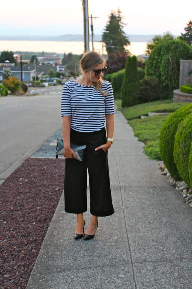 palazzo pants, culottes, Northwest Blonde