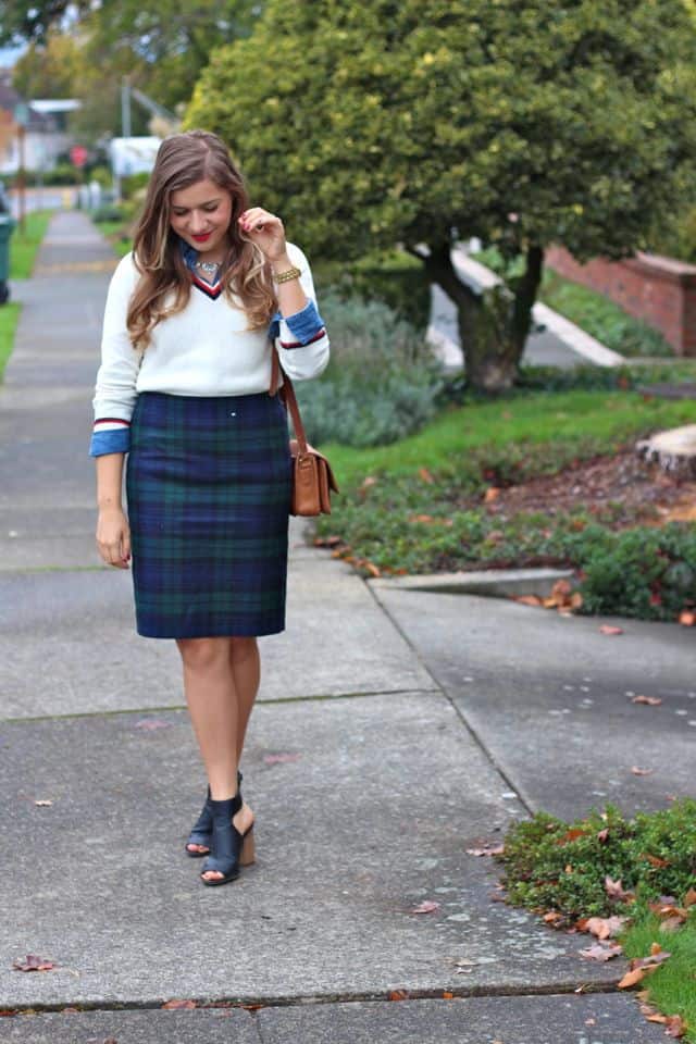 Grown up preppy look