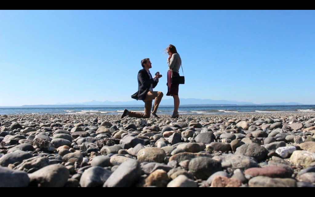 engagement shot - Northwest Blonde