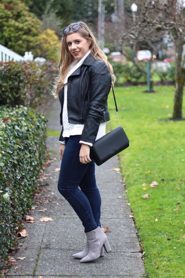 casual fall neutral outfit - fall fashion 