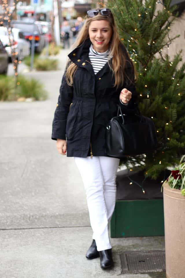 black and white for winter - winter style