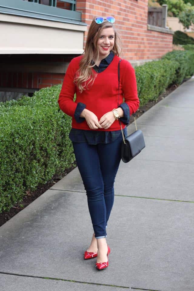 dressed up casual for the holidays - winter style - holiday outfit ideas