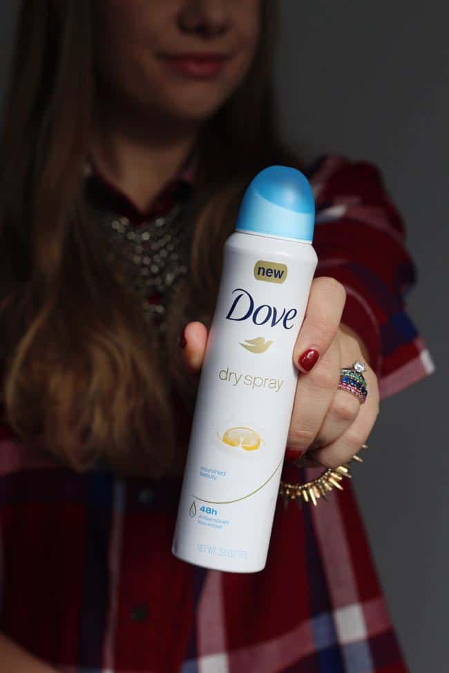 Start every morning of 2016 fresh with Dove Dry Spray Antiperspirant