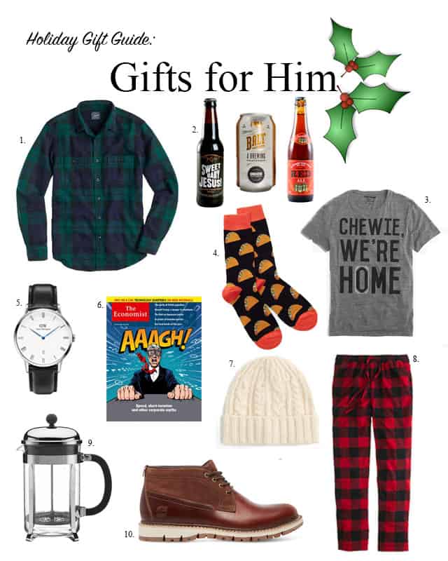 holiday gift ideas for men - gifts for men - gifts for boyfriend