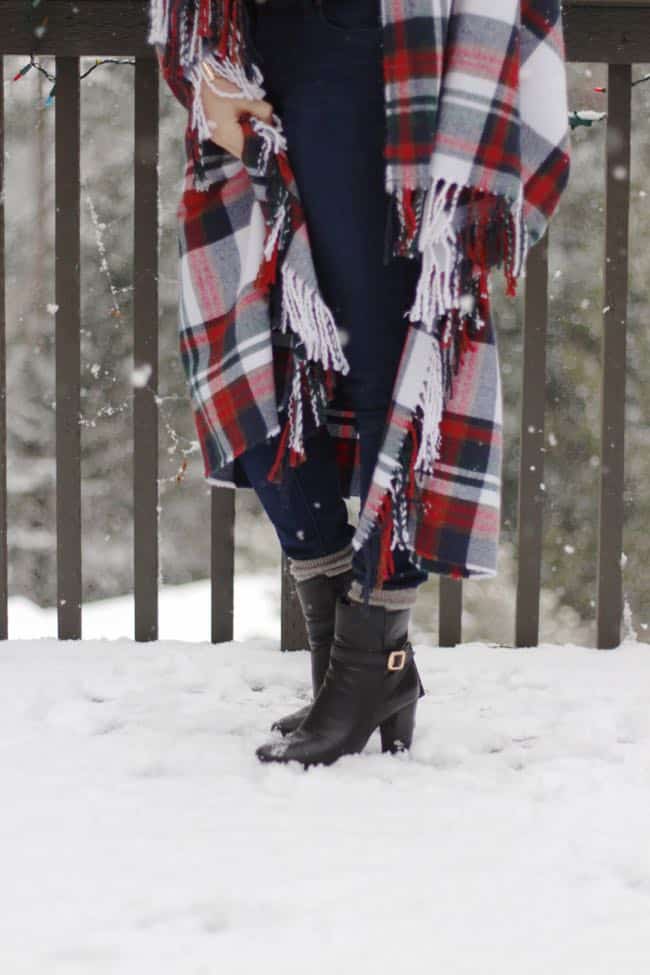 J.Crew blanket scarf - winter fashion