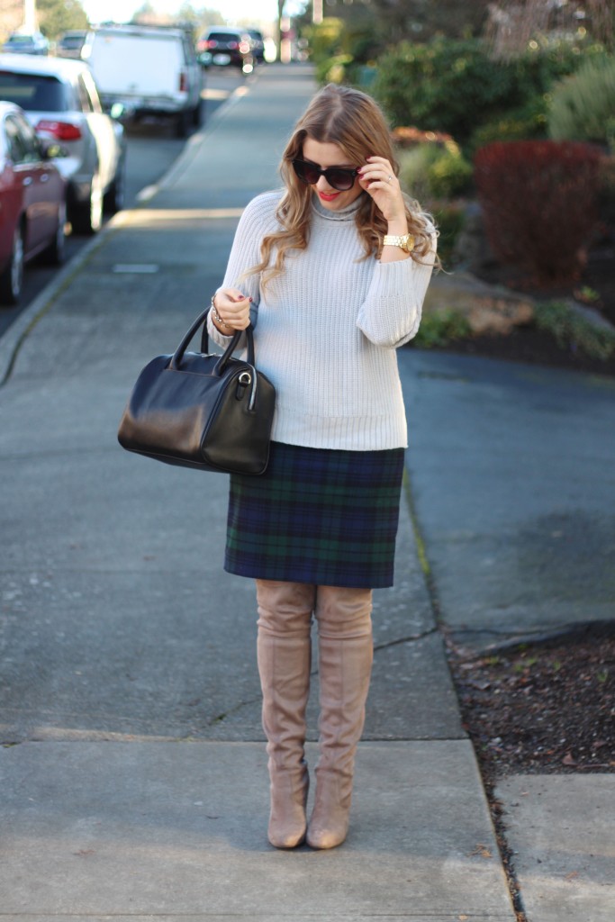 preppy office style - J.crew pencil skirt