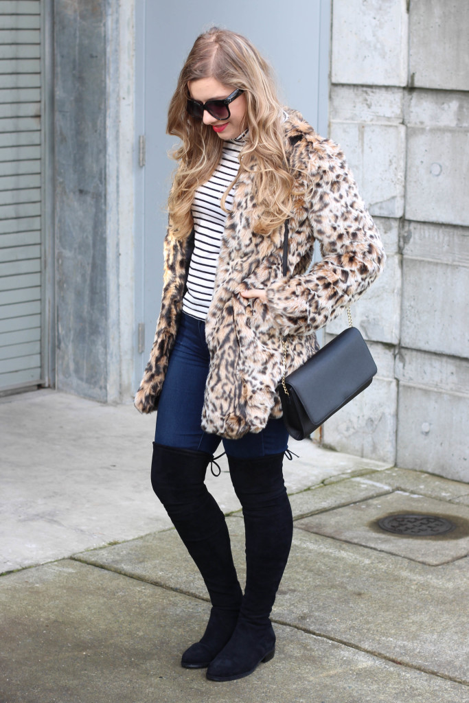 how to wear faux fur coats