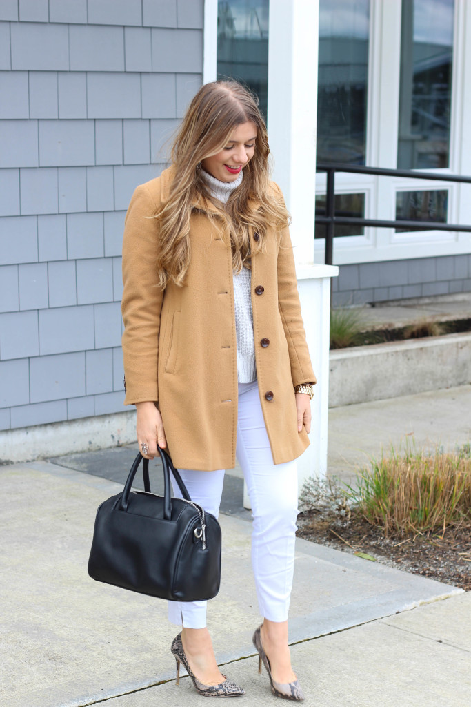 chic and classic wool overcoat