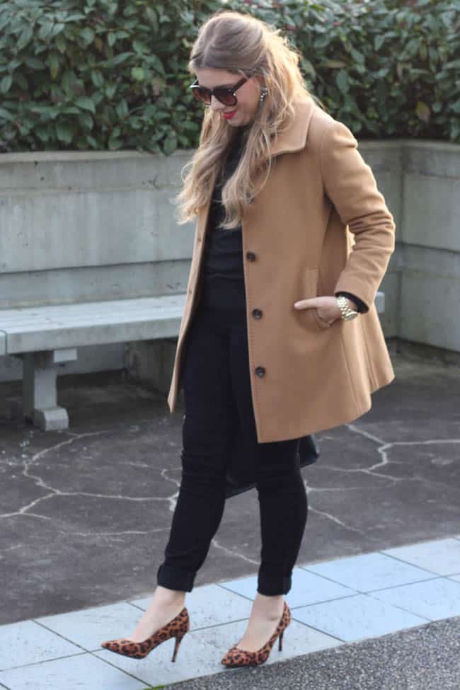 Land's End wool coat