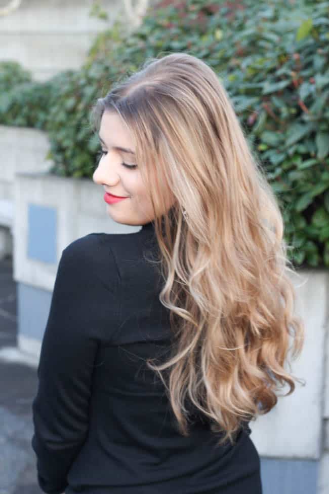 how minimize the look of grown out roots without going to the salon