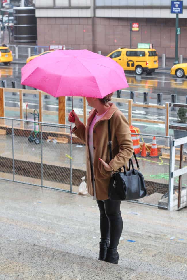rainy day outfit - New York City - NYFW