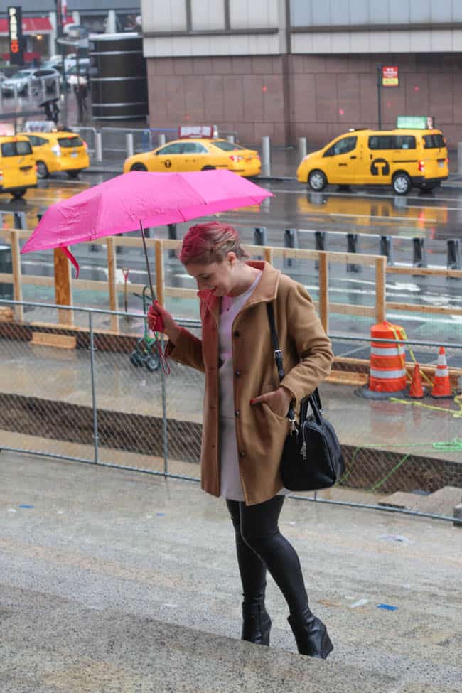 dressing for rain - new york fashion week day five