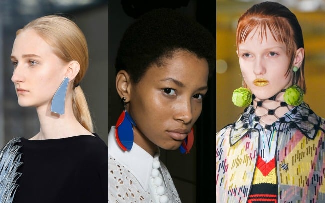 trend forcasting: statement earrings for spring/summer 2016