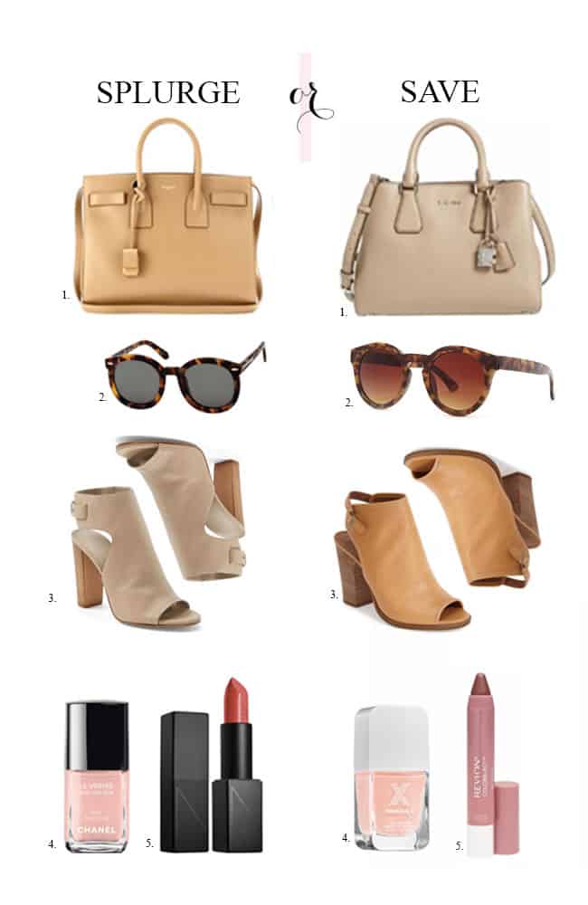 Either save or splurge on the best spring neutral accessories