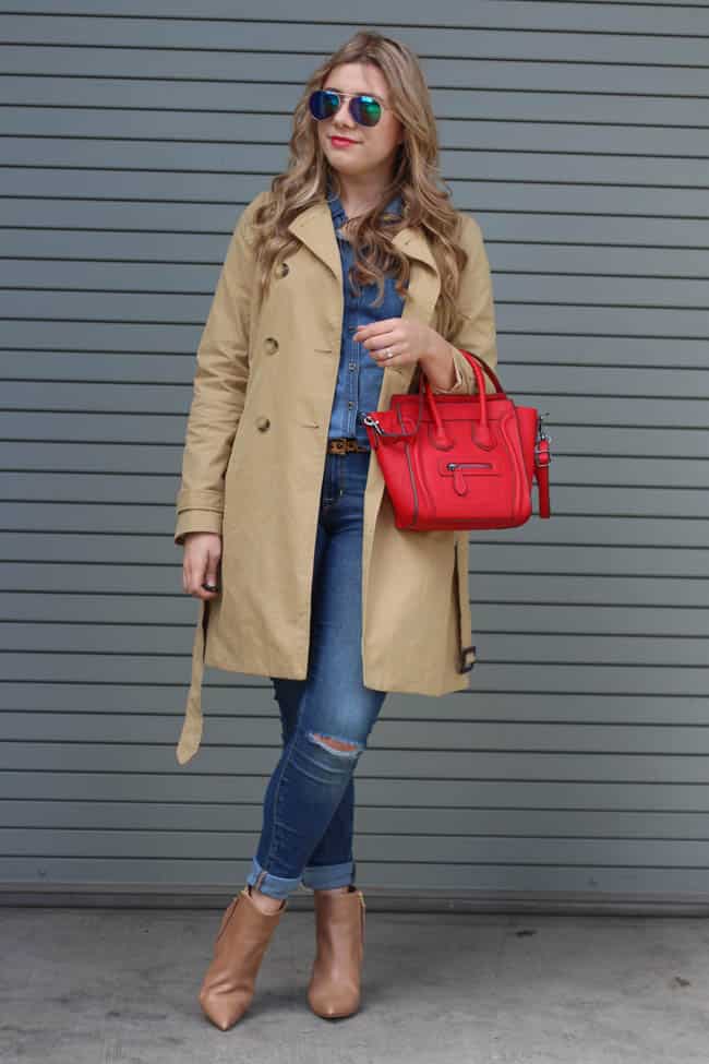 J.Crew classic trench coat