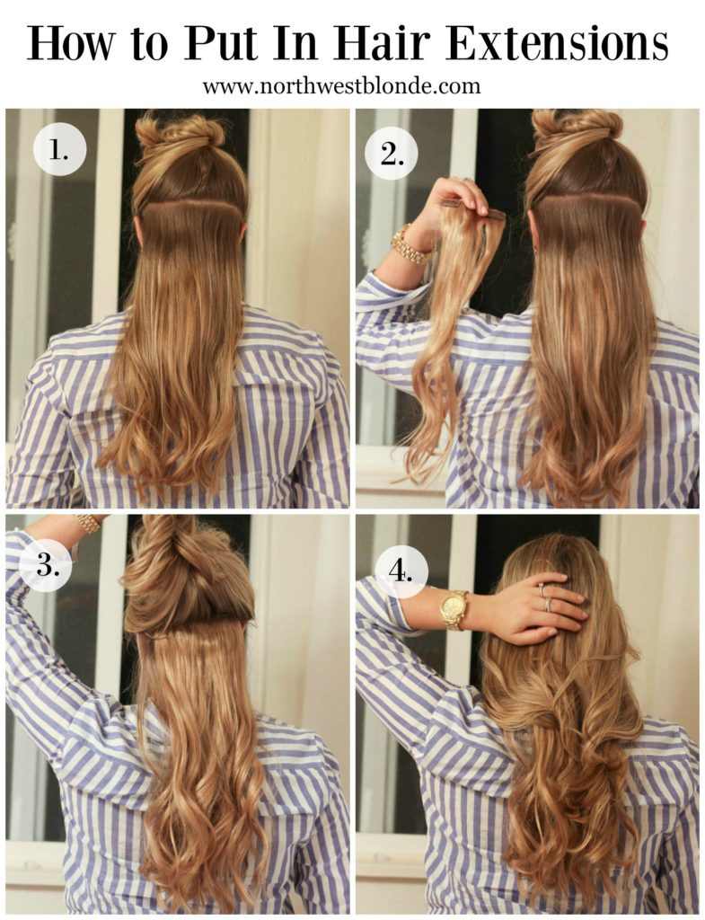 how to wear hair extensions