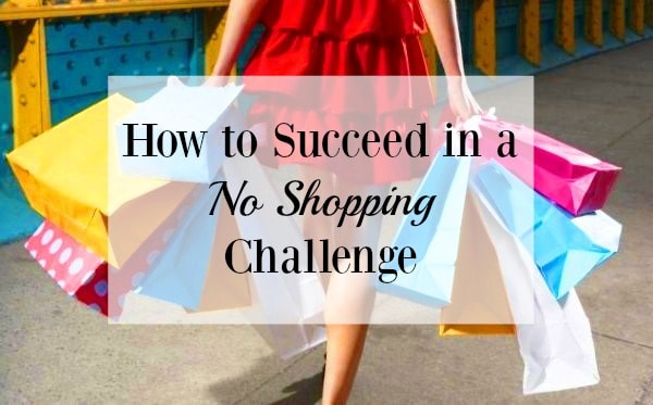 5 tips for success in a no shopping challenge