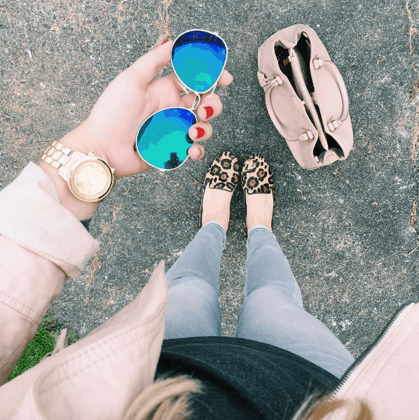 grey, blush, and leopard