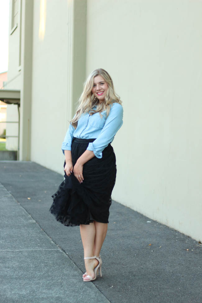 how to wear a tulle skirt