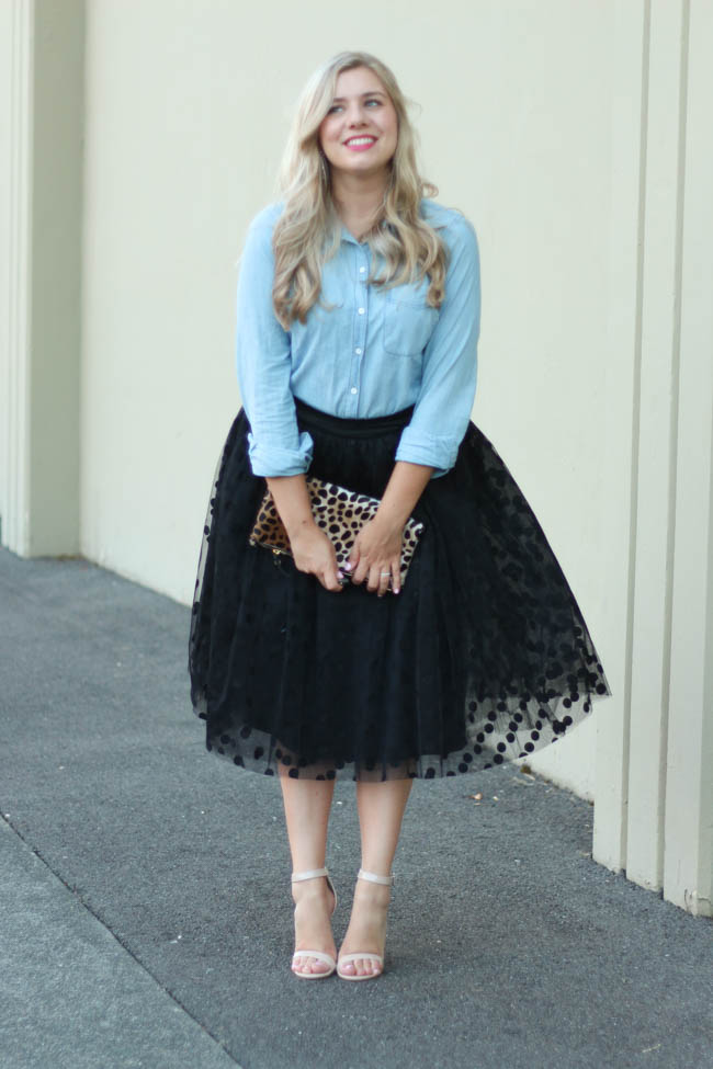 how to wear a tulle skirt