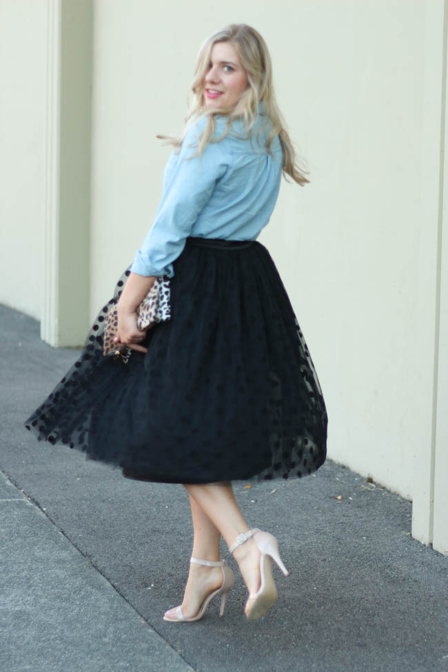 how to wear a tulle skirt