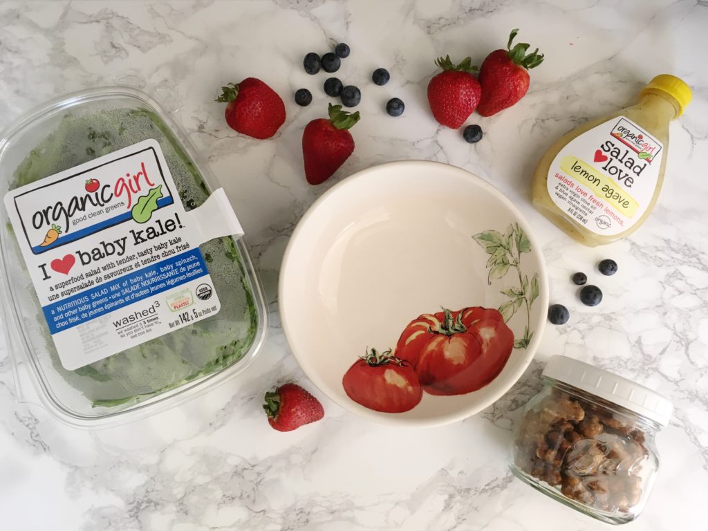 simple berry salad - organic girl