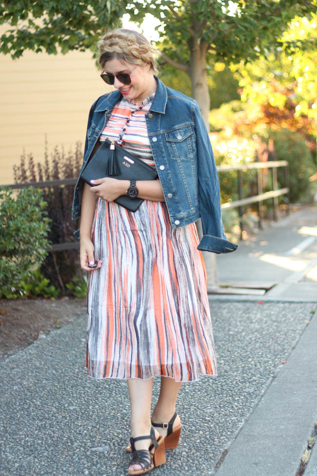 transitioning into fall with color