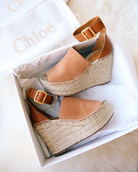 - Chloe platform espadrille designer alternative - Chloe sandal look alike