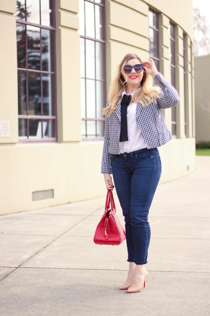 gingham must haves for spring - j.crew gingham blazer