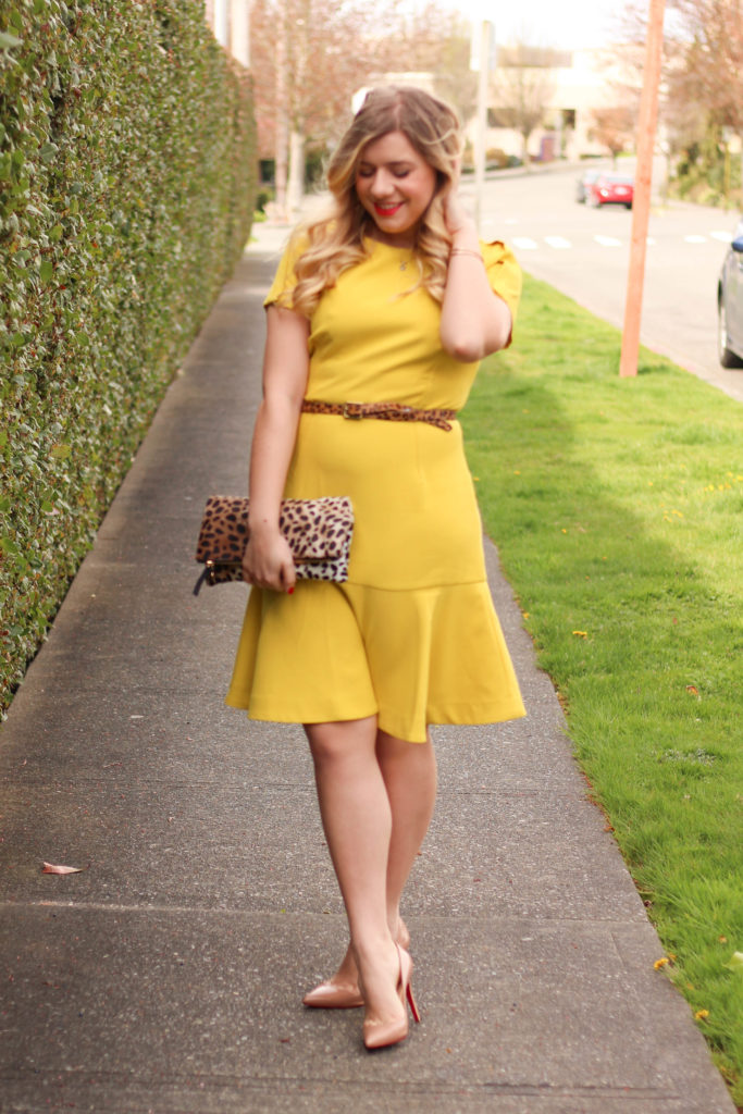 how to get 10k instagram followers - banana republic dress - clare v clutch - Easter outfit idea
