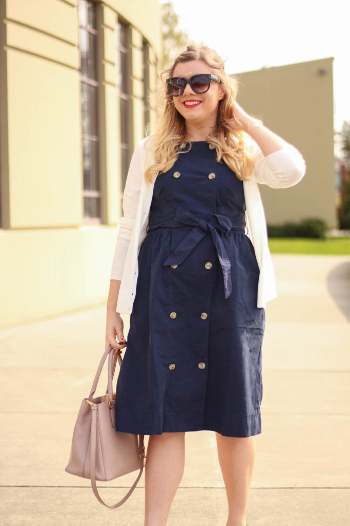 j.crew trench dress