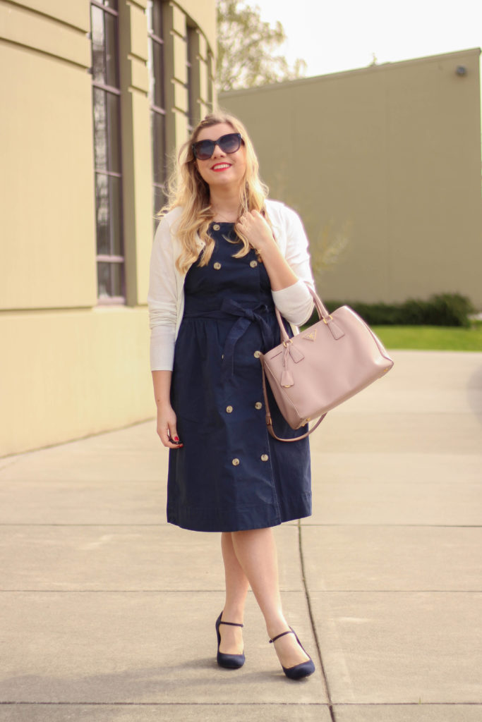 j.crew trench dress