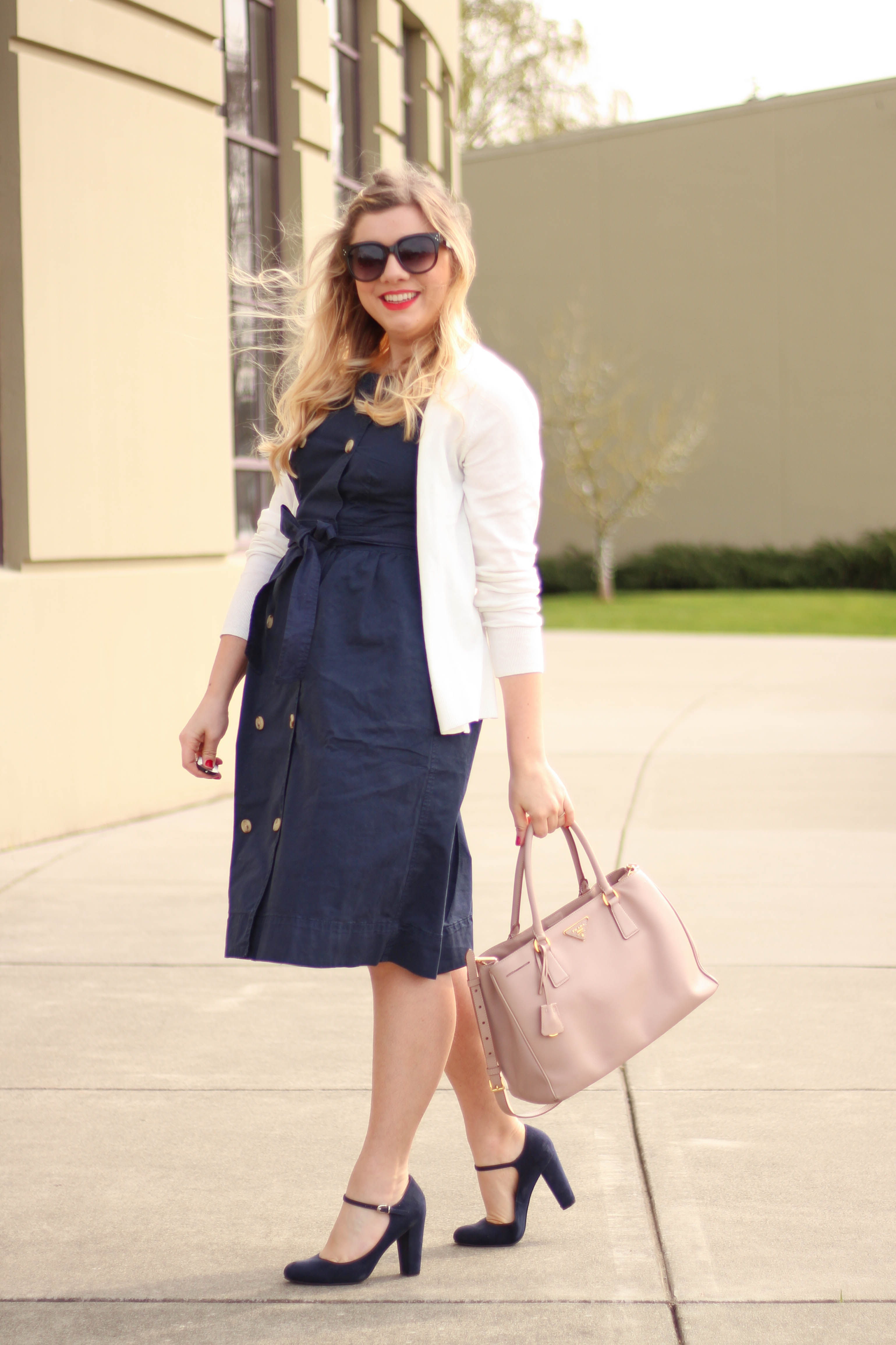 j.crew trench dress