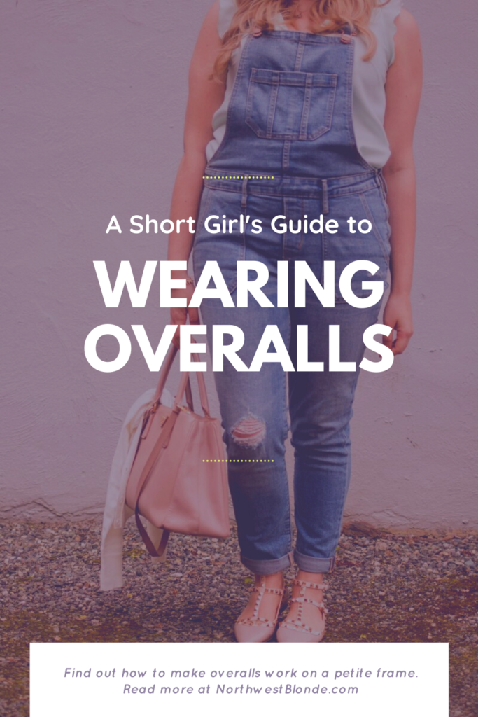 short girl's guide to wearing overalls - how to wear overalls petite 