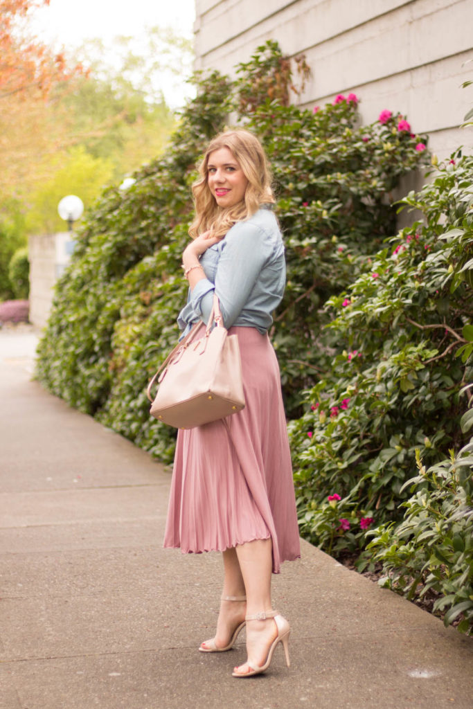 the easiest way to re-wear a dress as a skirt