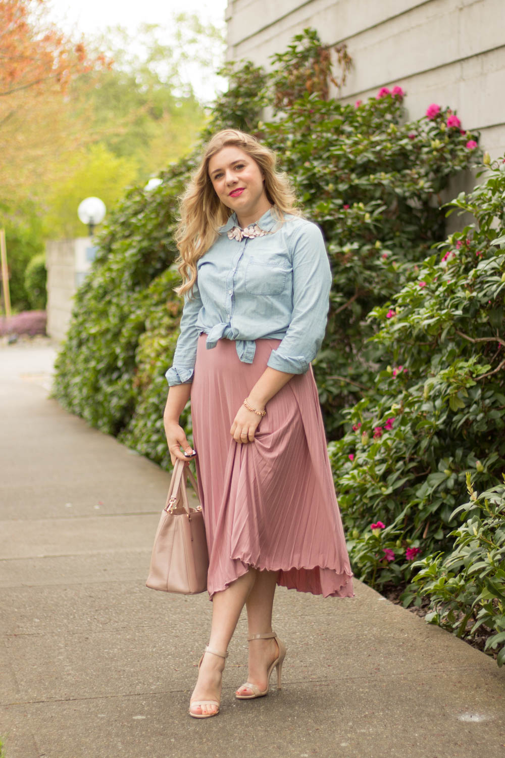 the easiest way to re-wear a dress as a skirt