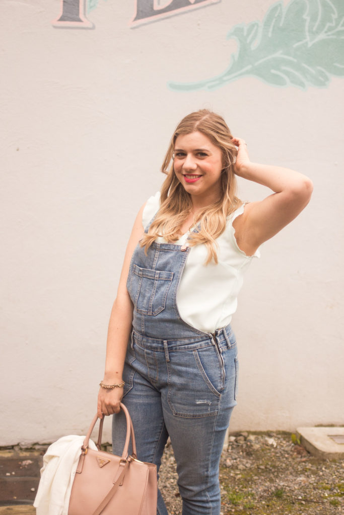 how to wear overalls like an adult - girly girl overalls - feminine overalls 
