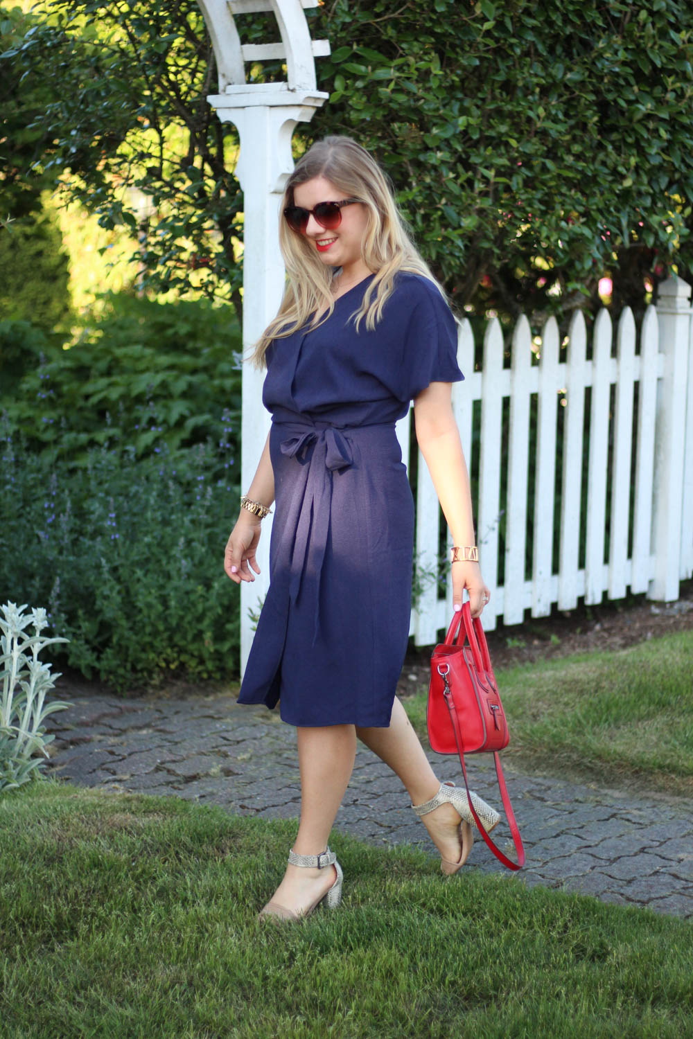 wrap dress - office style - wardrobe malfunction