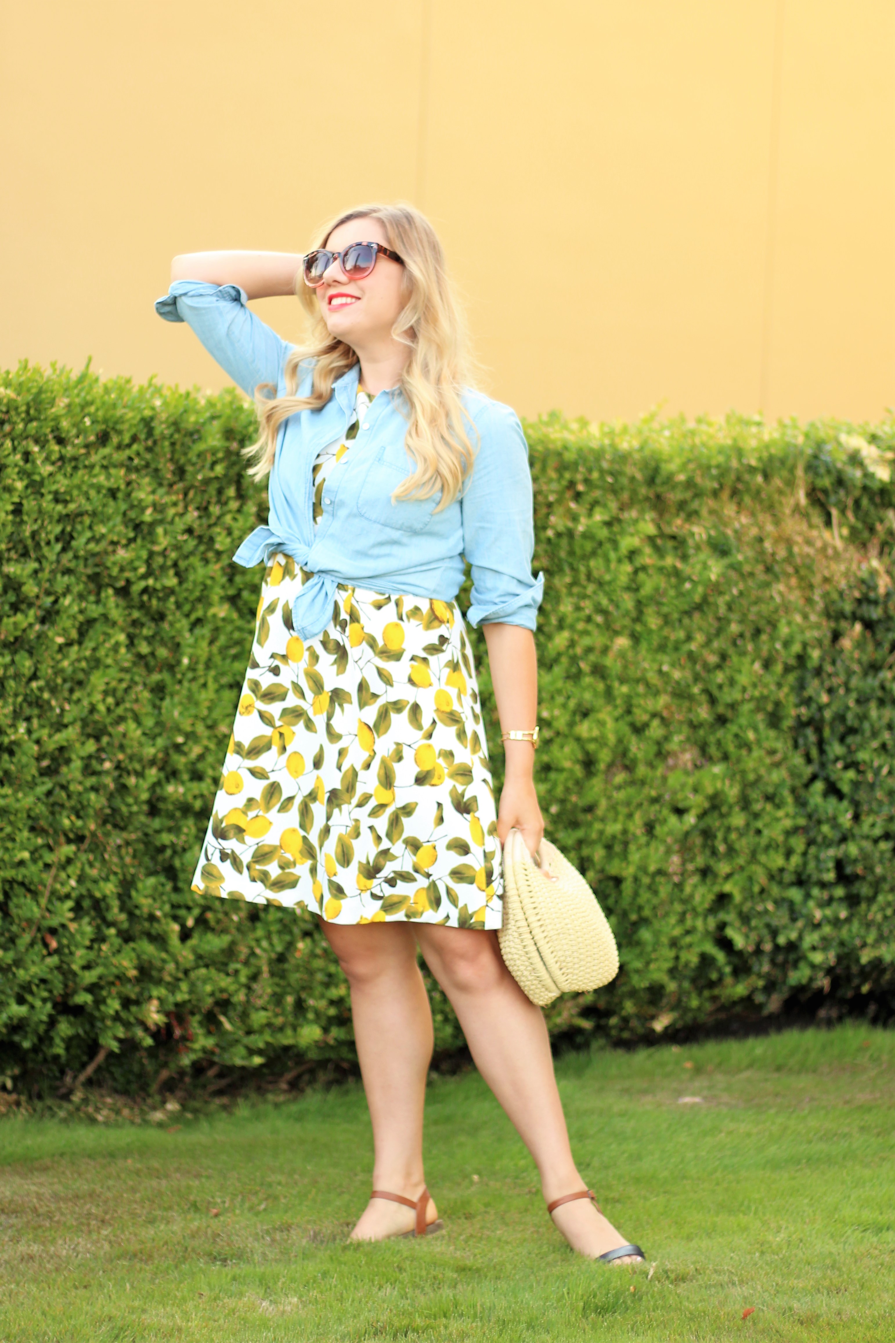 lemon print dress - popular print summer 2017