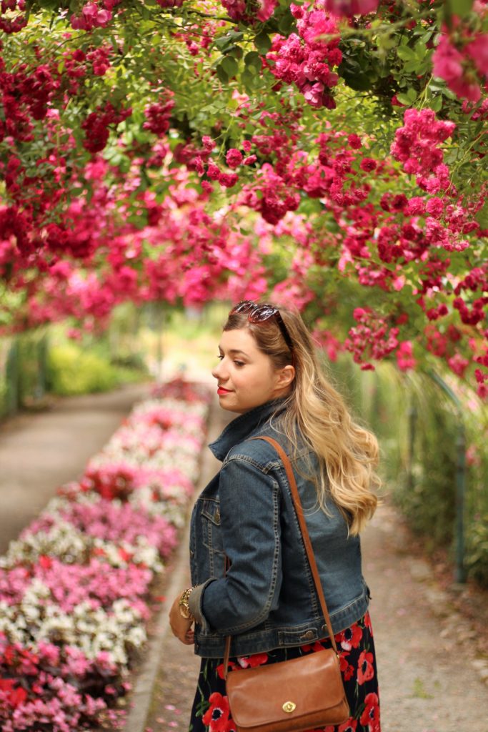 shop stevie poppy dress - point defiance rose garden