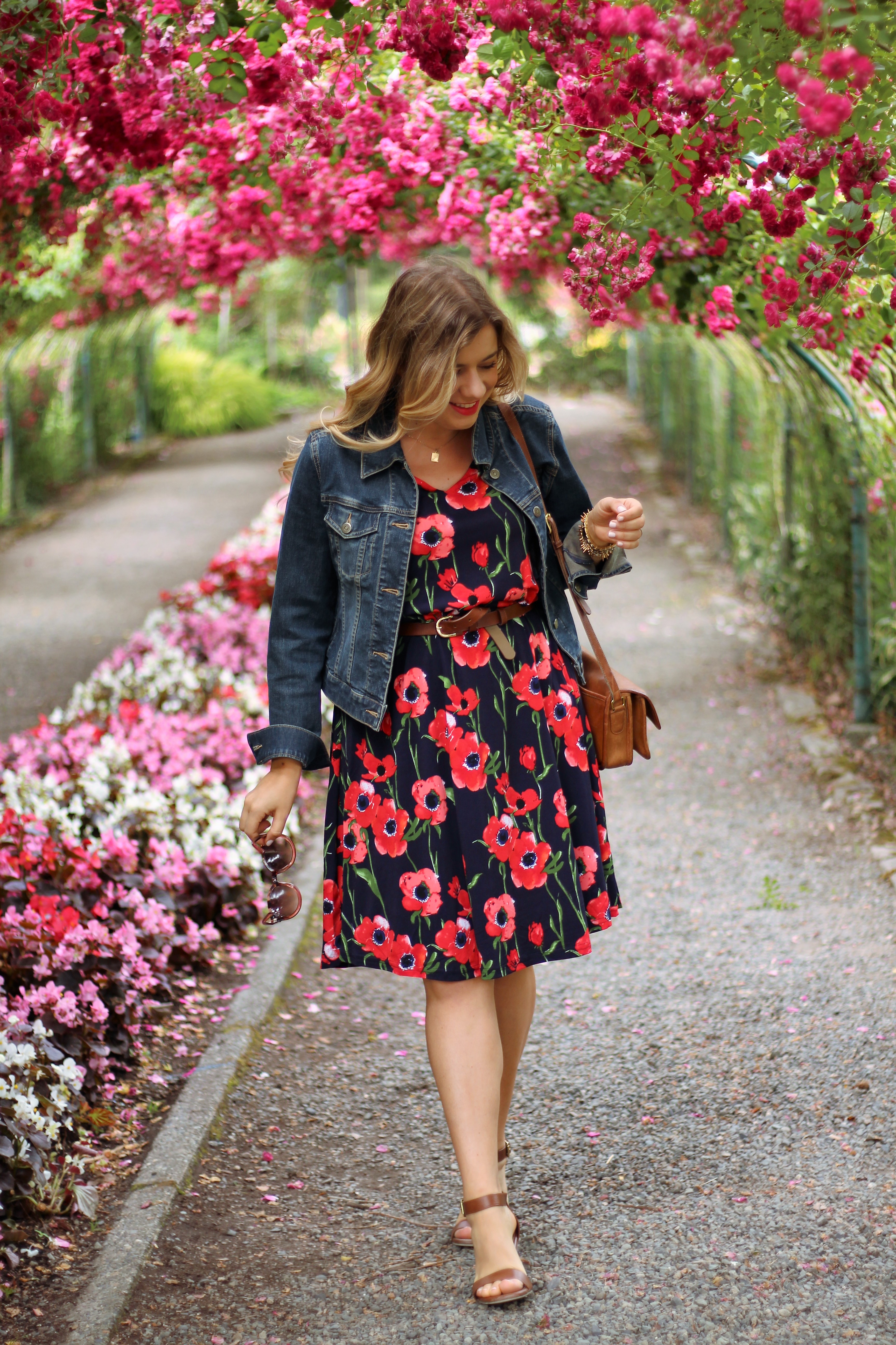 shop stevie poppy dress - point defiance rose garden