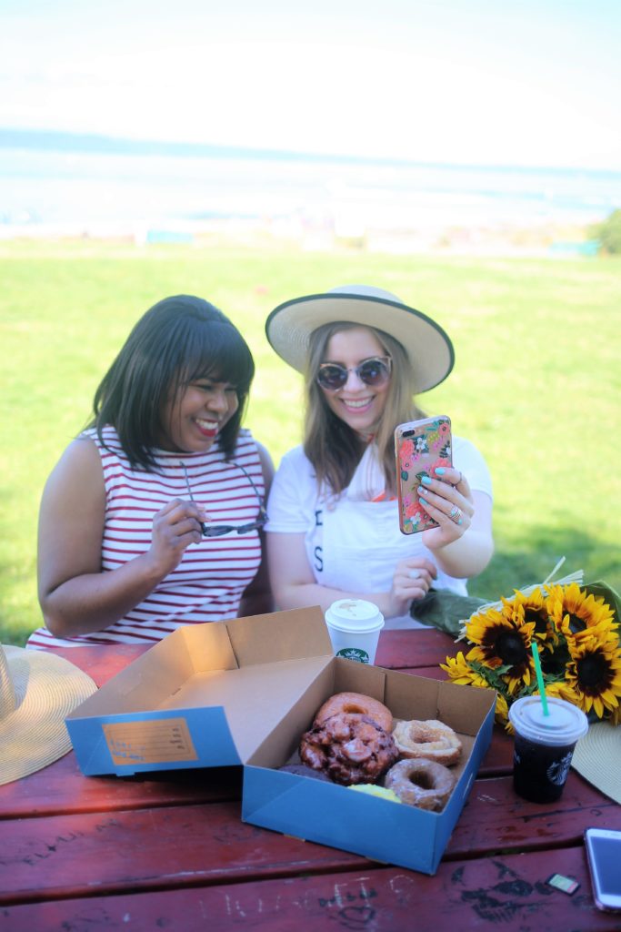 make the most of summer when you work - paperless post - toppot donuts - blogger girl gang - hello rigby - northwest blonde - lace and pearls blog 