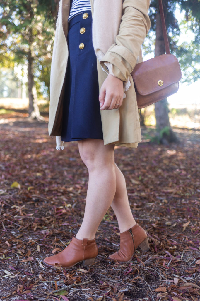 embracing fall - J.Crew skirt - sole society scarf - madewell ankle boots - tissue turtleneck - J.Crew fall essentials